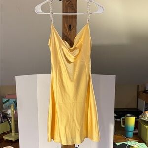 Beginning Boutique Yellow Prom Dress